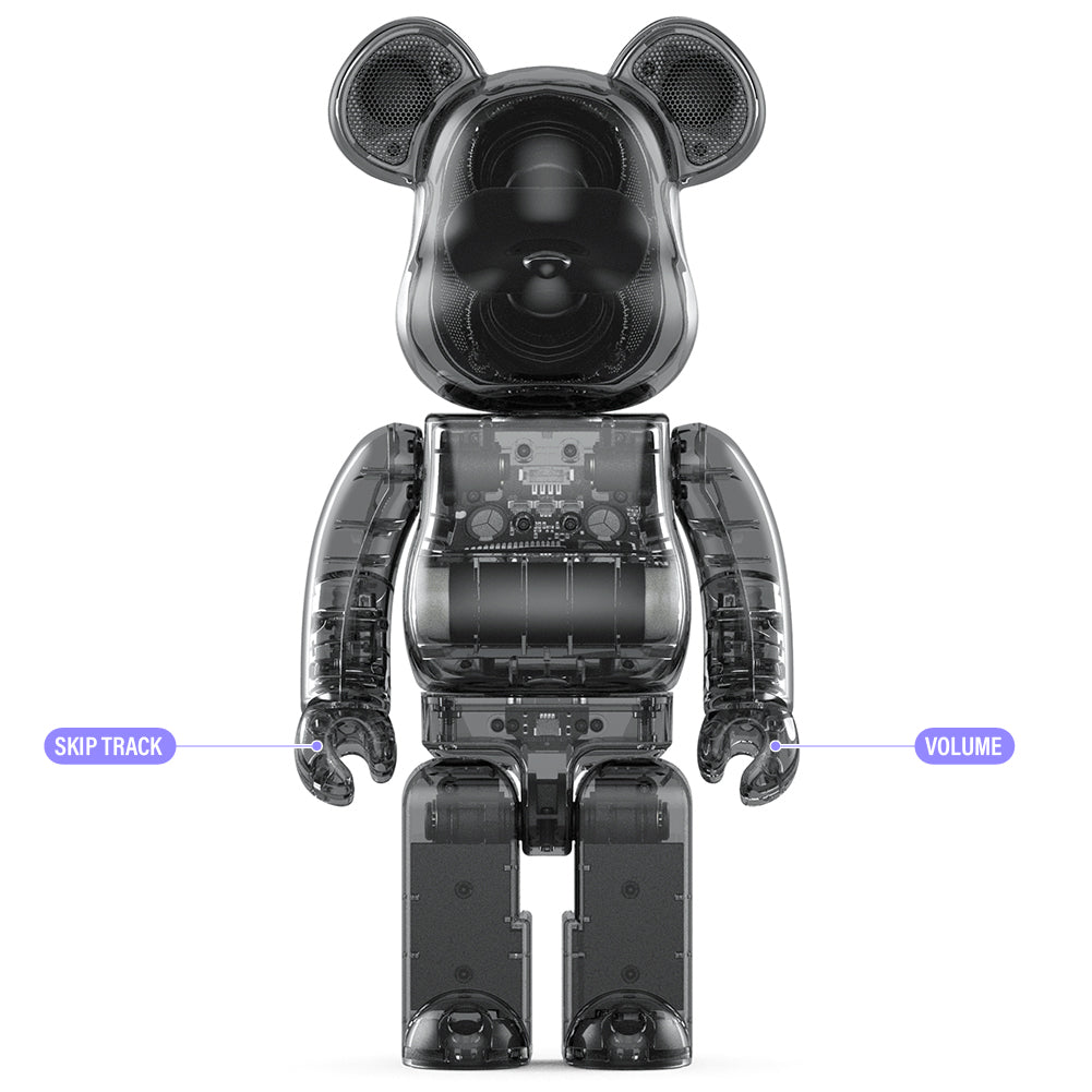 BE@RBRICK AUDIO 400% Portable Bluetooth Speaker - Smoke – T CLUB