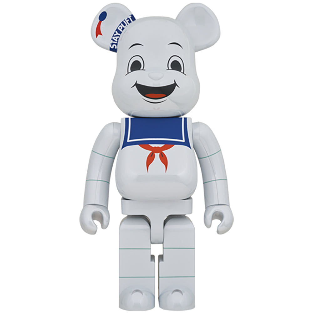 現貨】BE@RBRICK STAY PUFT MARSHMALLOW MAN WHITE CHROME Ver. 1000