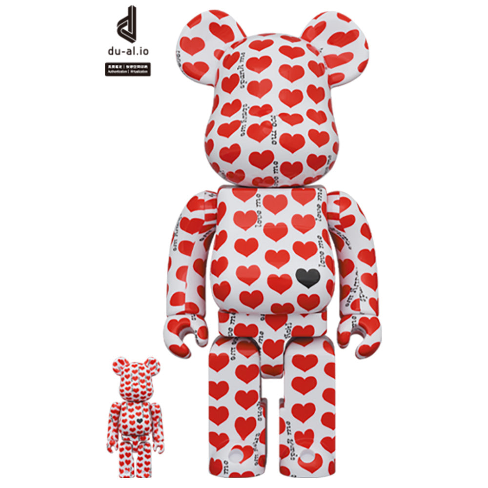 BE@RBRICK White Heart 100% & 400% – T CLUB Online Mall