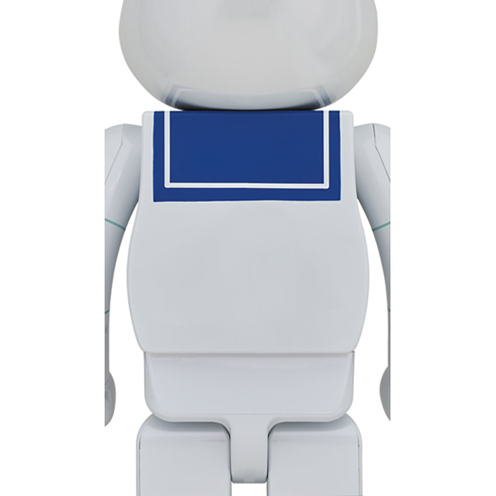 現貨】BE@RBRICK STAY PUFT MARSHMALLOW MAN WHITE CHROME Ver. 1000