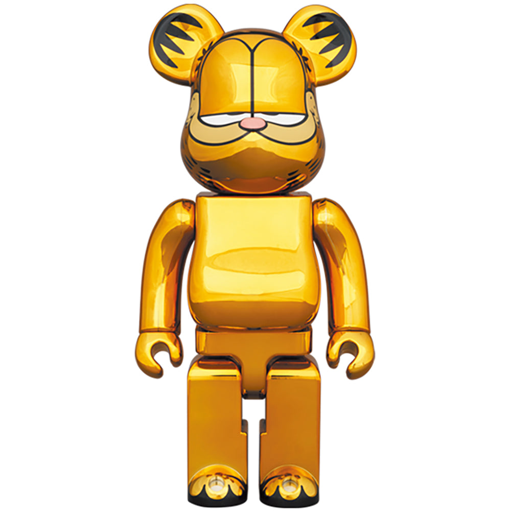 現貨】BE@RBRICK GARFIELD GOLD CHROME Ver. 100％ & 400％ – T CLUB 