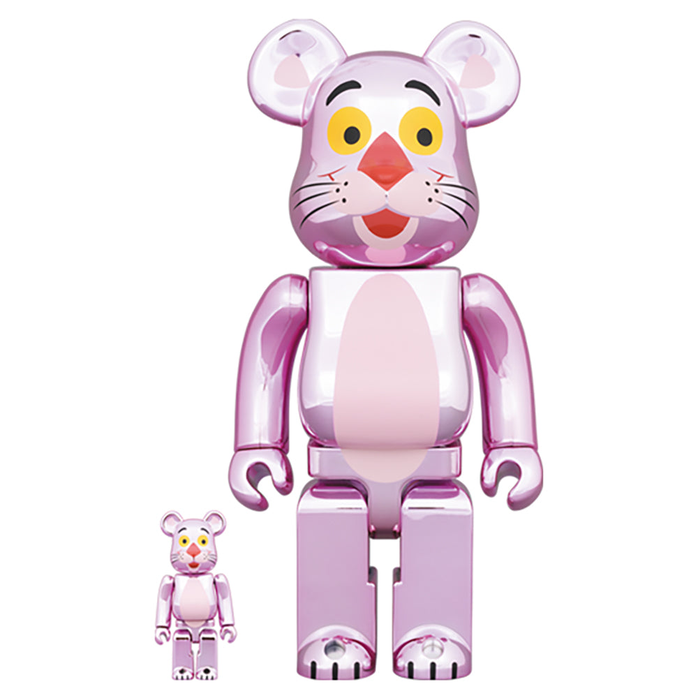 現貨】BE@RBRICK PINK PANTHER CHROME Ver.100％ & 400％ (推廣優惠